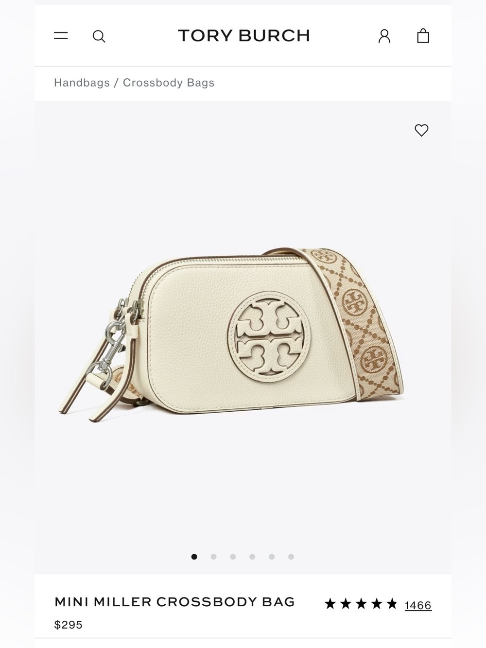 Tory Burch Mini Miller Crossbody Bag